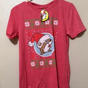 Charming Red Holiday Short Sleeve Tee